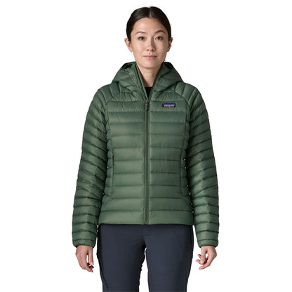 Patagonia Womens Down Sweater Hoody Canopy Green