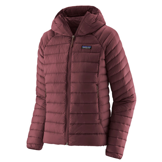 Patagonia Womens Down Sweater Hoody Dark Ruby
