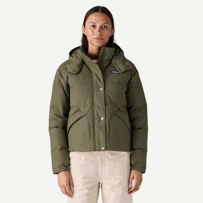 Patagonia Womens Downdrift Jacket Basin Green