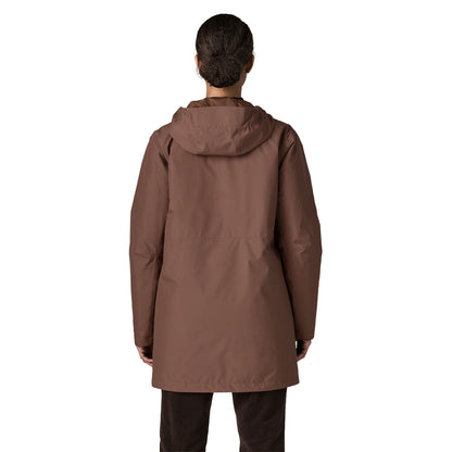 Patagonia Womens Heyes Peak 3-in-1 Parka Berm Brown