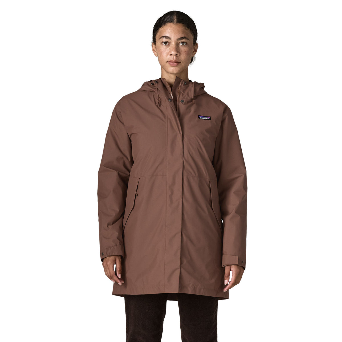 Patagonia Womens Heyes Peak 3-in-1 Parka Berm Brown