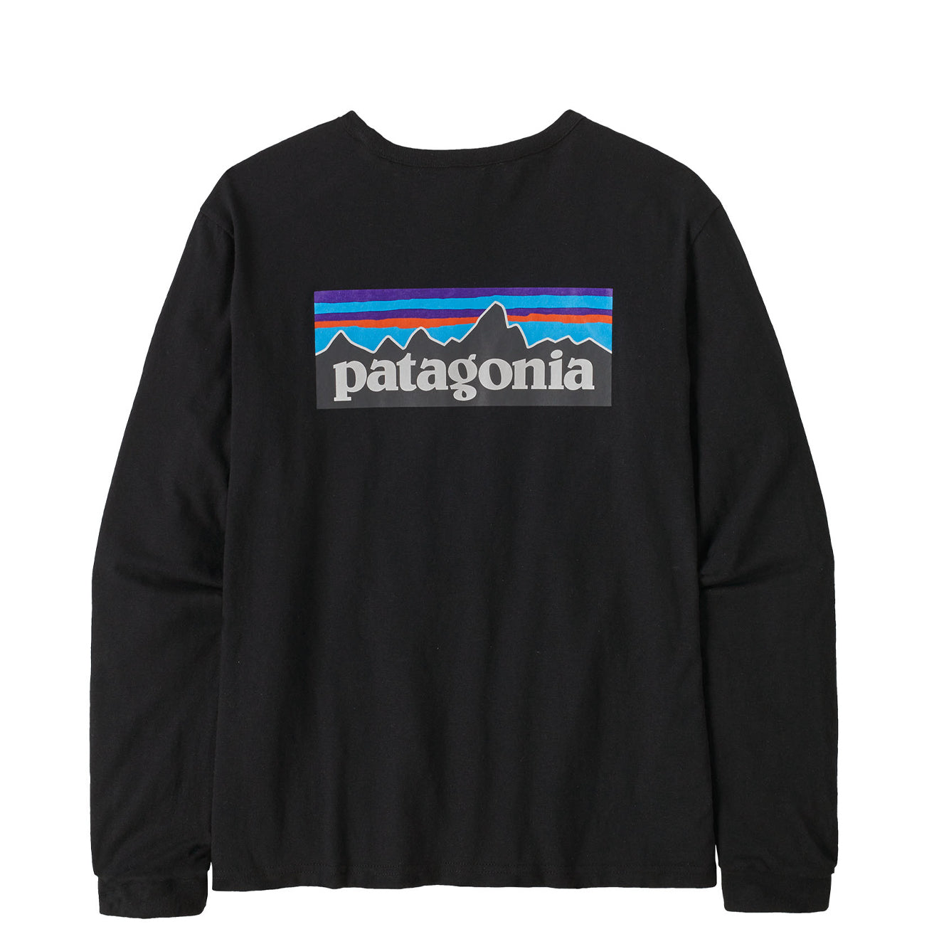 Patagonia Womens L/S P-6 Logo Responsibili-Tee Black