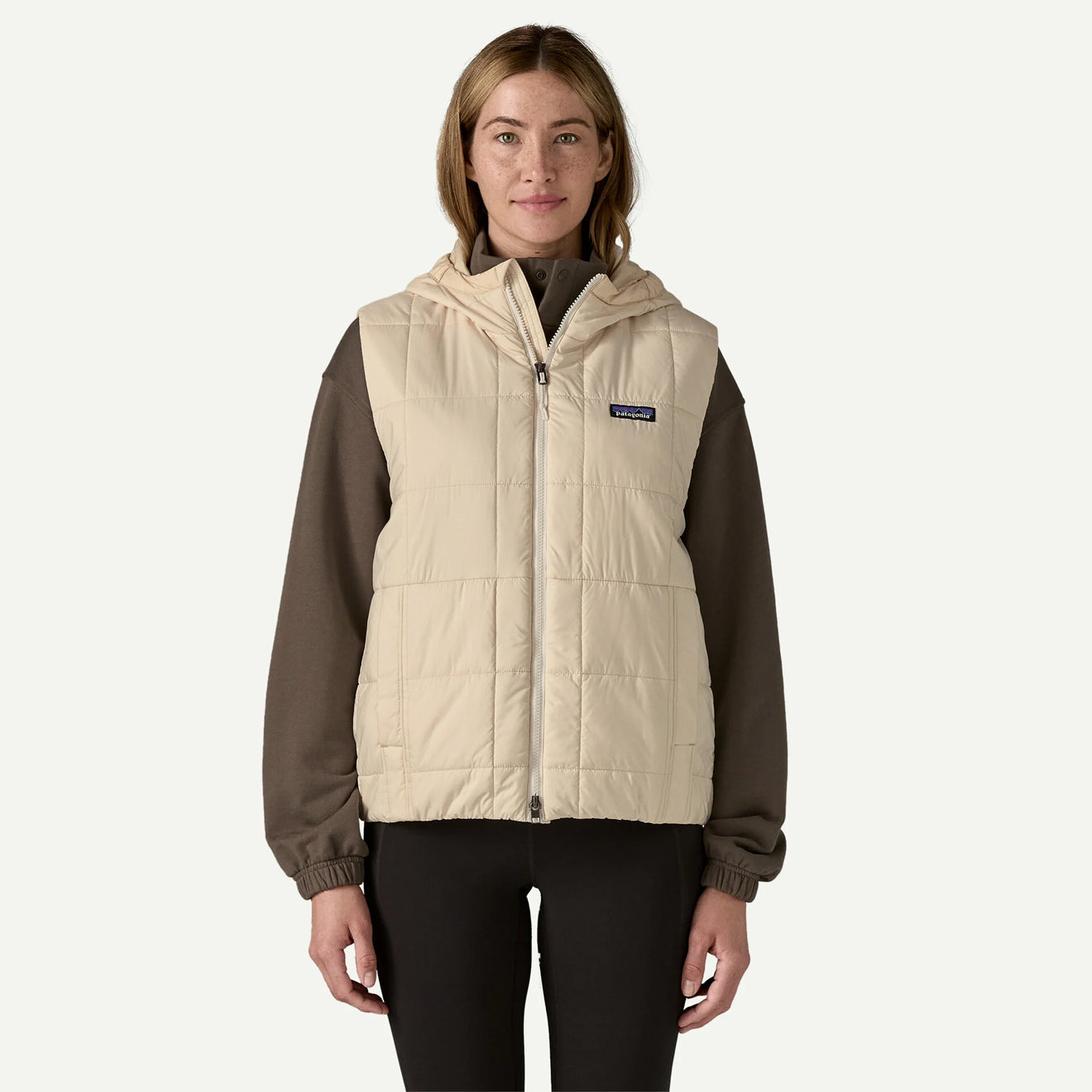 Patagonia Womens Light Gust Hooded Vest Black