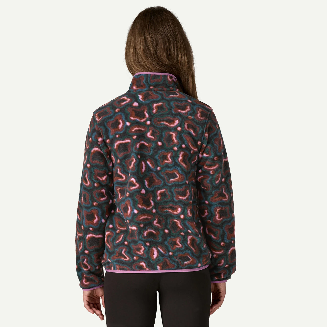 Patagonia Womens Lightweight Synchilla Snap-T Fleece Pullover Soft Spirea Dried Vanilla