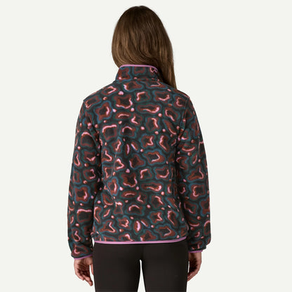 Patagonia Womens Lightweight Synchilla Snap-T Fleece Pullover Soft Spirea Dried Vanilla