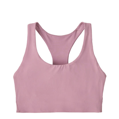 Patagonia Womens Maipo Mid Impact Bra Light Violet