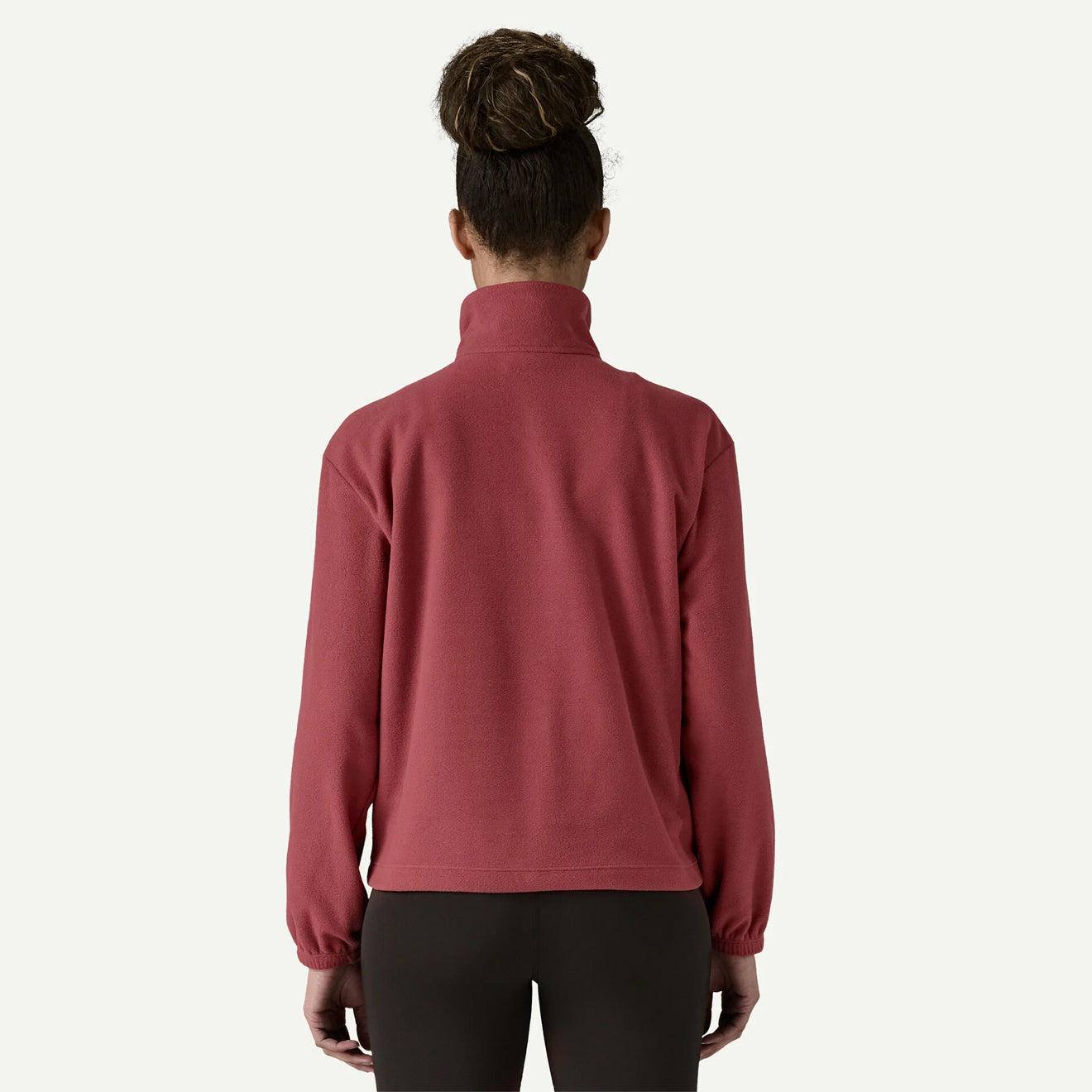 Patagonia Womens Micro D 1/2 Zip Fleece Pullover Sequoia Red