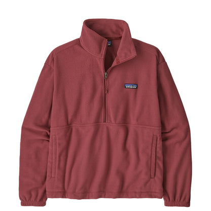 Patagonia Womens Micro D 1/2 Zip Fleece Pullover Sequoia Red
