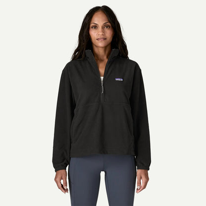 Patagonia Womens Micro D 1/2 Zip Fleece Pullover Thin Ice