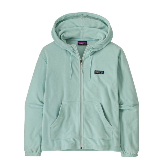 Patagonia Womens Micro D Fleece Hoody Virtually Blue
