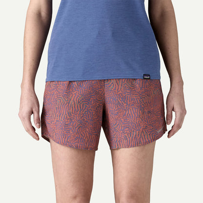 Patagonia Womens Multi Trails Shorts 5 1/2" Sea Run Potters Red