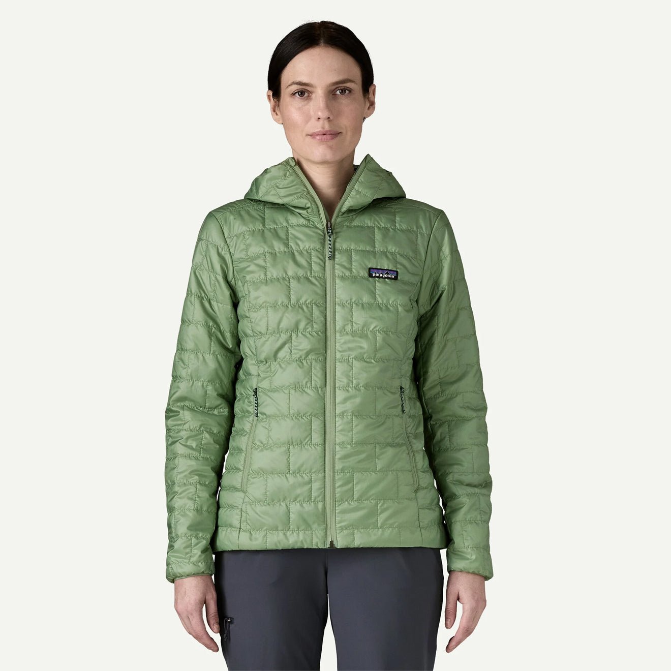 Patagonia Womens Nano Puff Hoody Ellwood Green – The Sporting Lodge