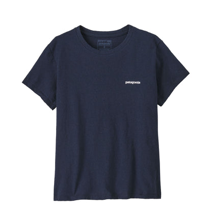 Patagonia Womens P-6 Logo Responsibili-Tee New Navy