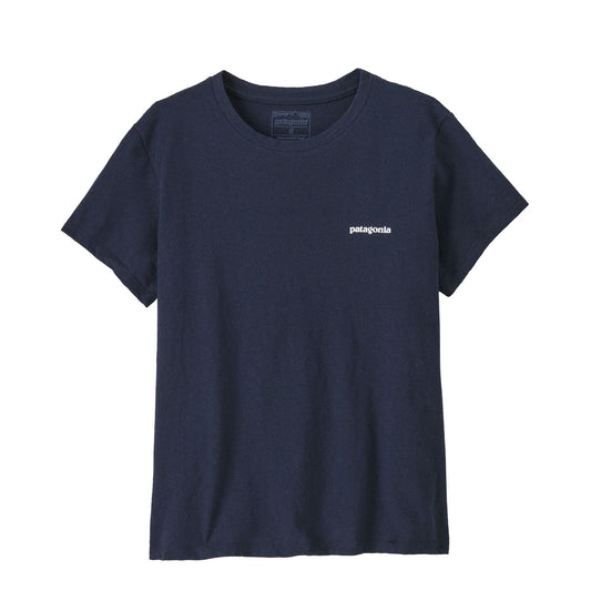 Patagonia Womens P-6 Logo Responsibili-Tee New Navy