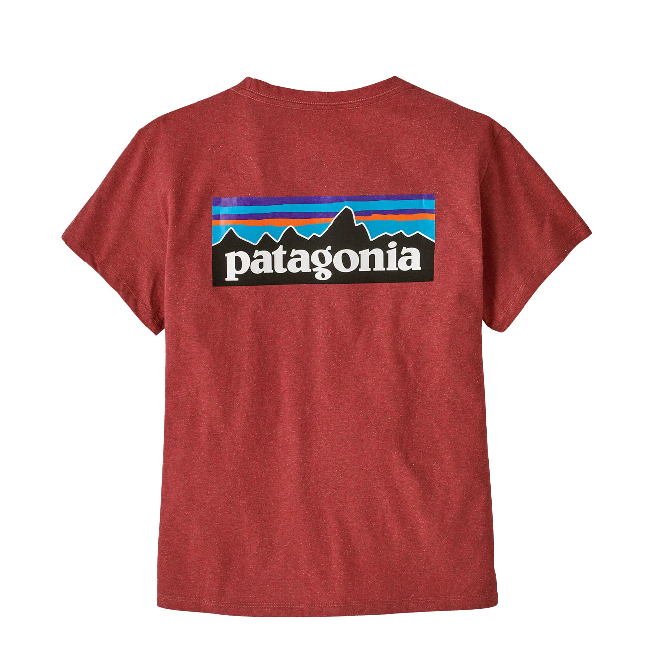 Patagonia Womens P-6 Logo Responsibili-Tee Potters Red