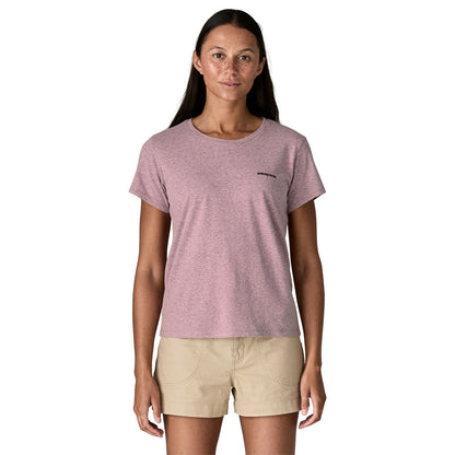 Patagonia Womens P-6 Logo Responsibili-Tee Quiet Violet