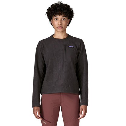 Patagonia Womens R1 Air Fleece Crewneck Black