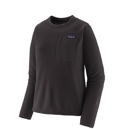 Patagonia Womens R1 Air Fleece Crewneck Black