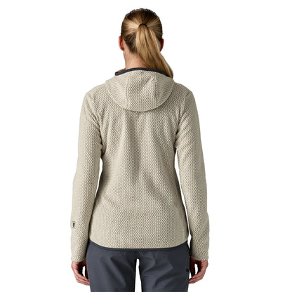 Patagonia Womens R1 Air Fleece Full-Zip Hoody Wool White
