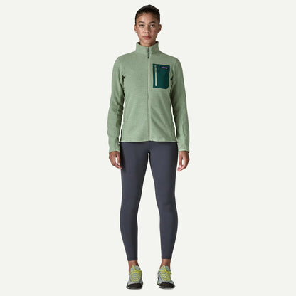 Patagonia Womens R1 Air Fleece Jacket Ellwood Green