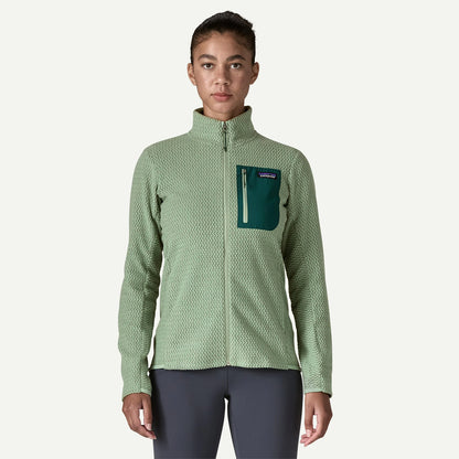 Patagonia Womens R1 Air Fleece Jacket Ellwood Green