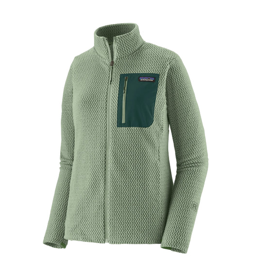 Patagonia Womens R1 Air Fleece Jacket Ellwood Green