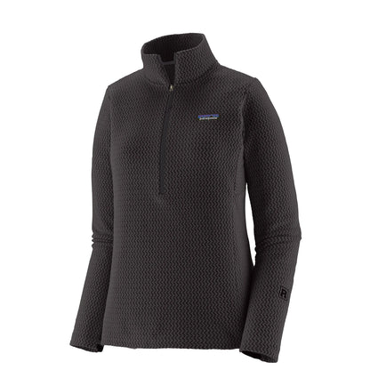 Patagonia Womens R1 Air Fleece Zip-Neck Black