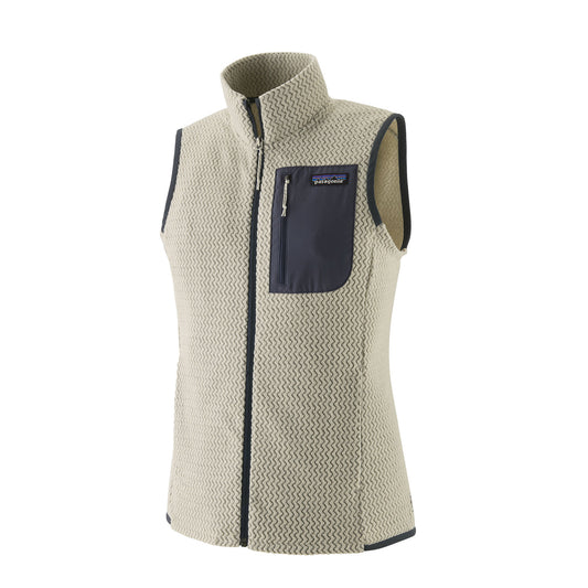 Patagonia Womens R1 Air Fleece Vest Wool White