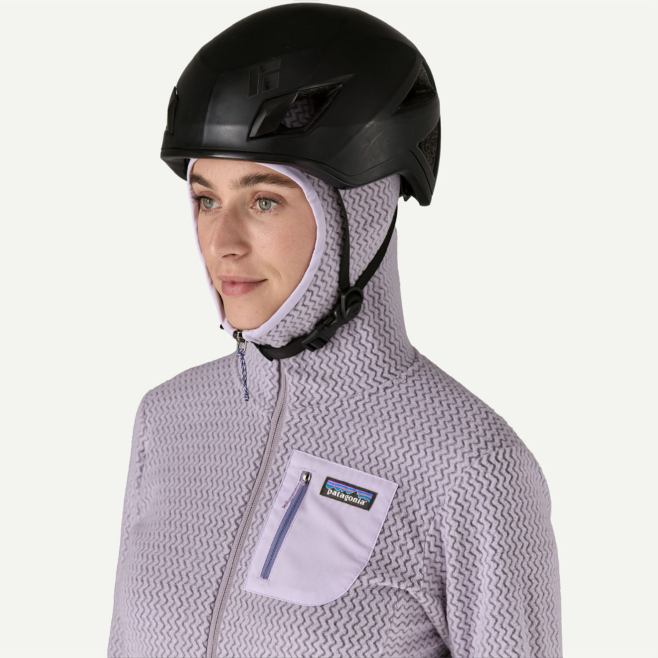 Patagonia Womens R1 Air Full-Zip Hoody Foxglove Purple - The Sporting Lodge
