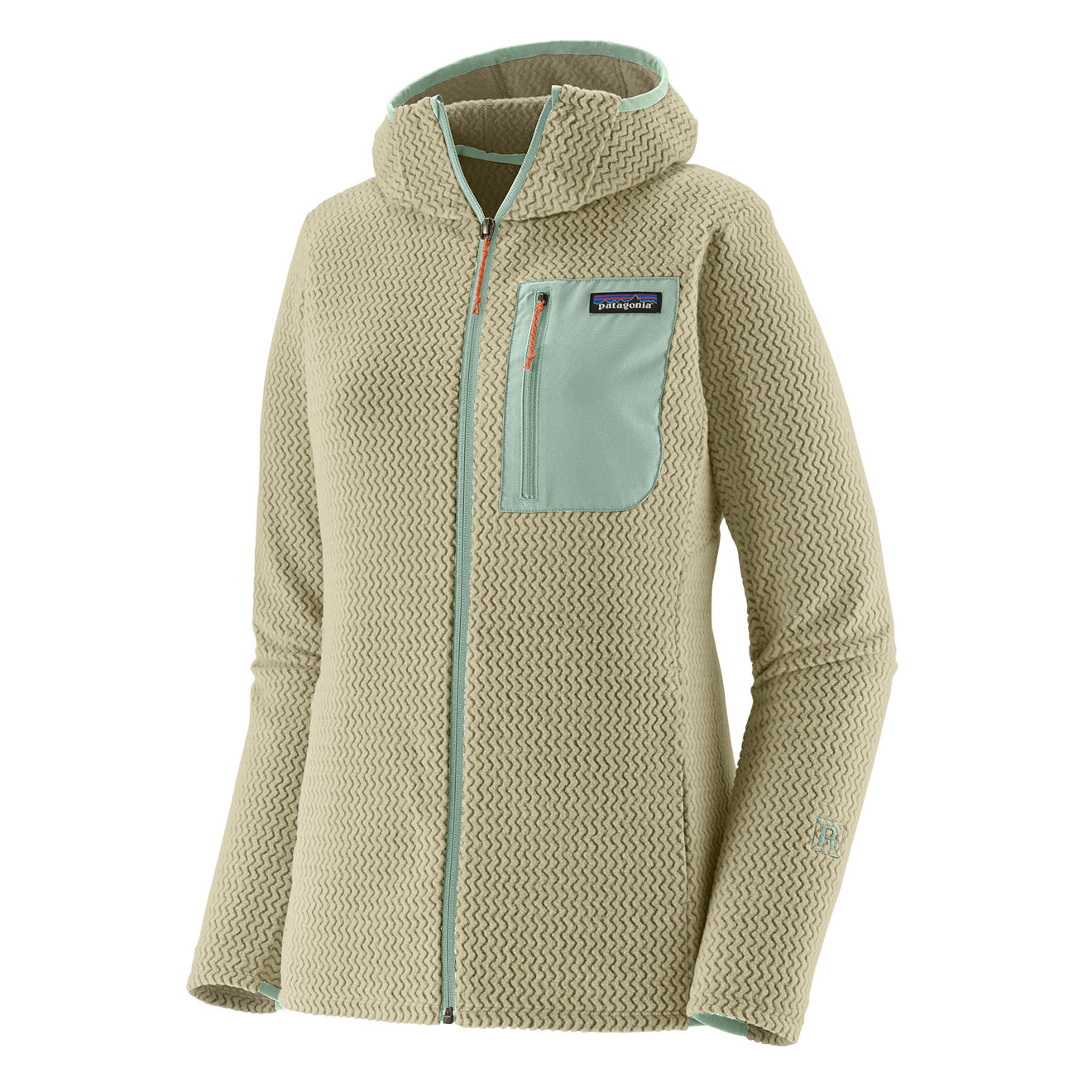 Patagonia Womens R1 Air Full-Zip Hoody Weathered Stone - The Sporting Lodge