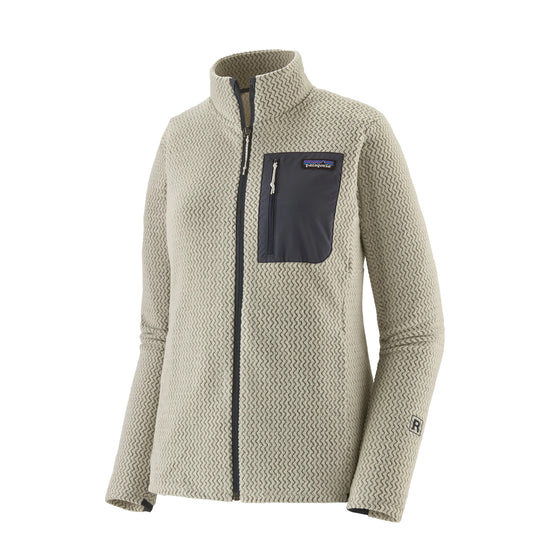 Patagonia Womens R1 Air Jacket Wool White - The Sporting Lodge