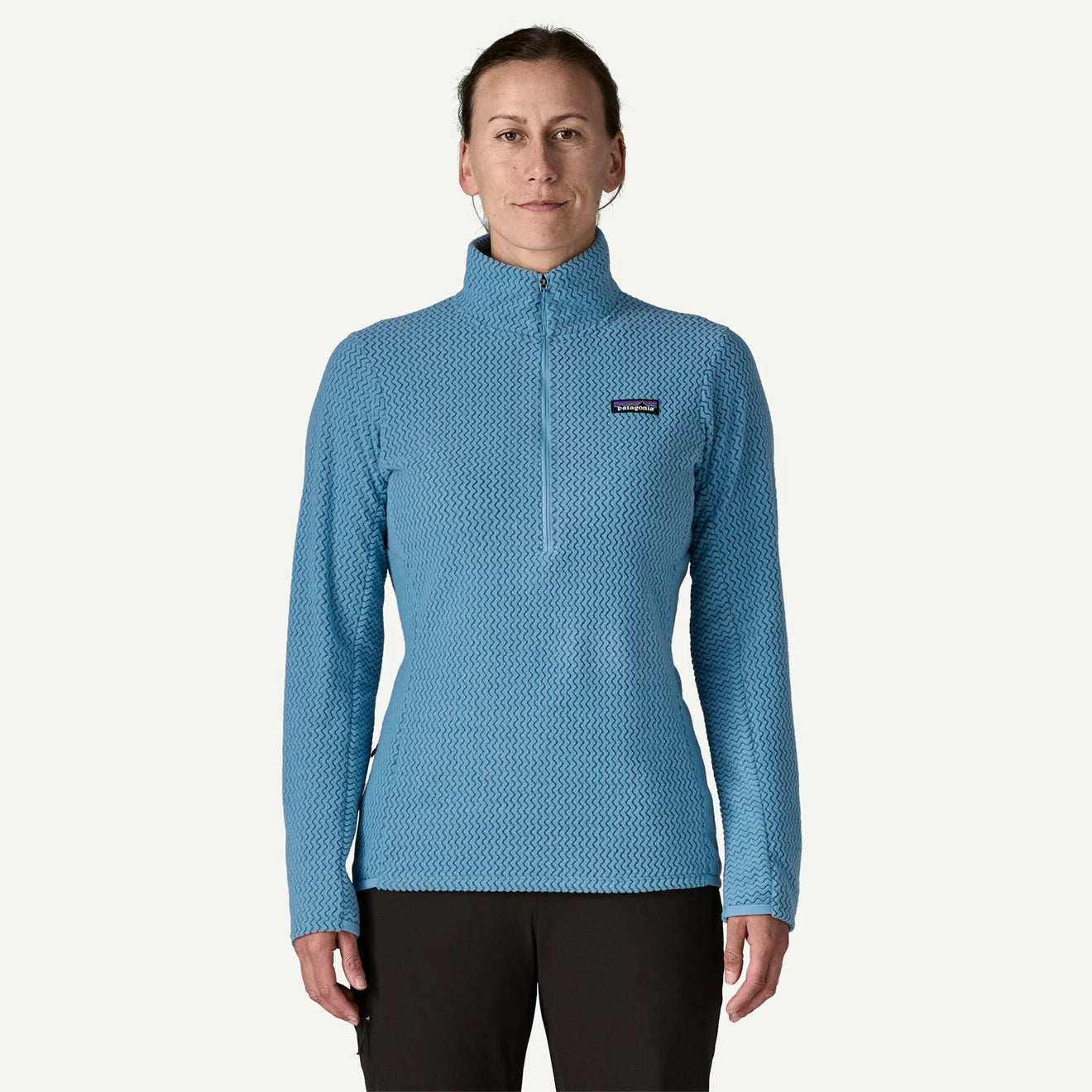 Patagonia Womens R1 Air Zip Neck Quiet Violet - The Sporting Lodge