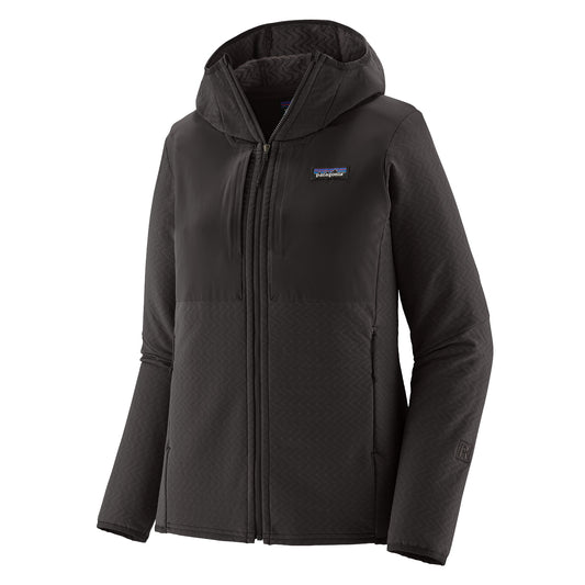 Patagonia Womens R2 CrossStrata Hoody Black - The Sporting Lodge