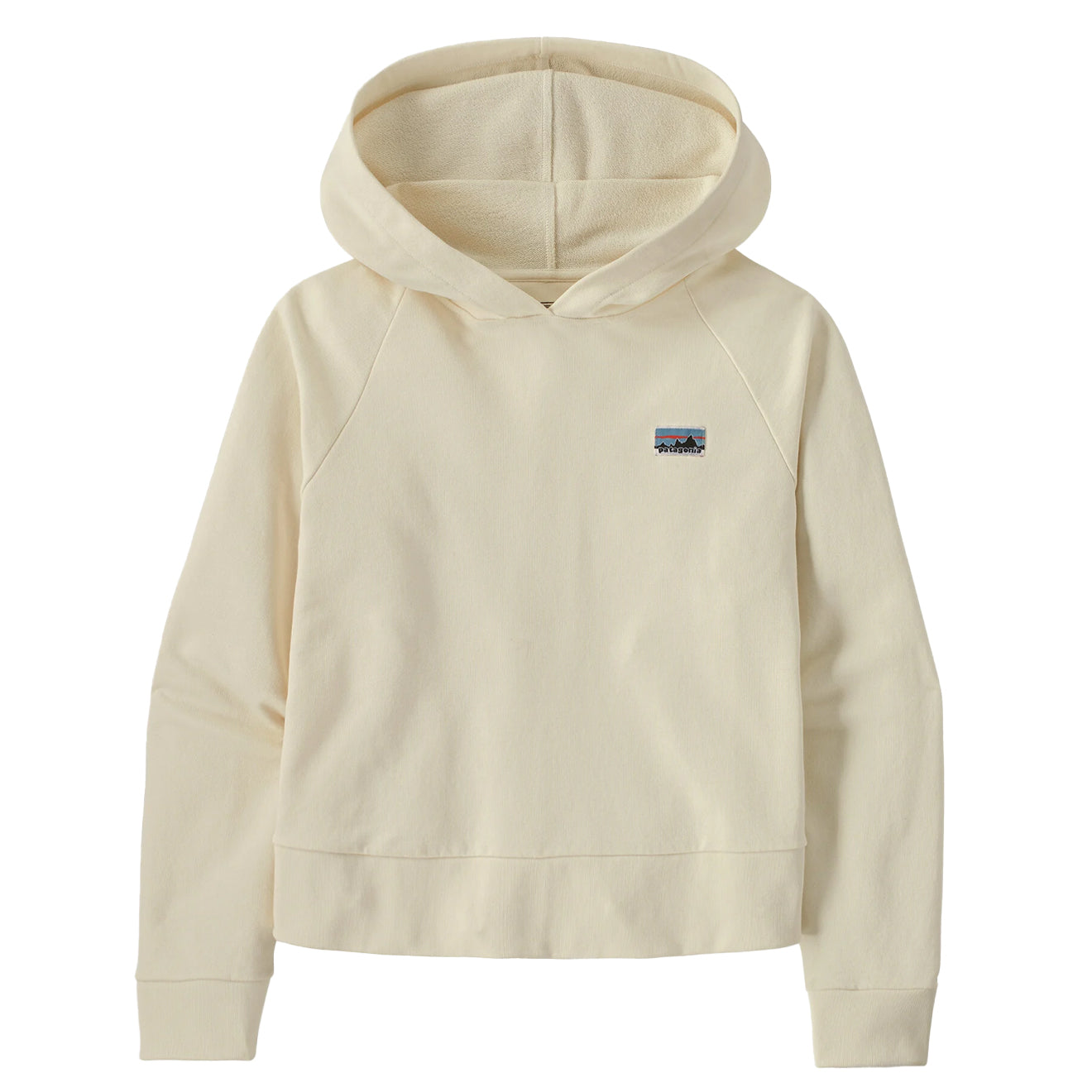 Patagonia Womens Regenerative Organic Certified Cotton Essential Hoody Wool White