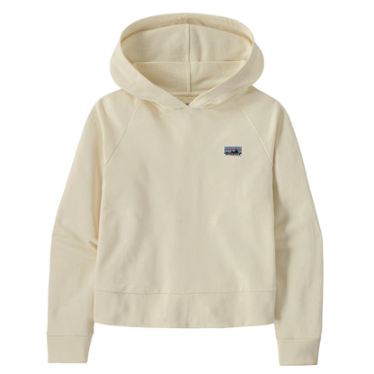 Patagonia Womens Regenerative Organic Certified Cotton Essential Hoody Wool White