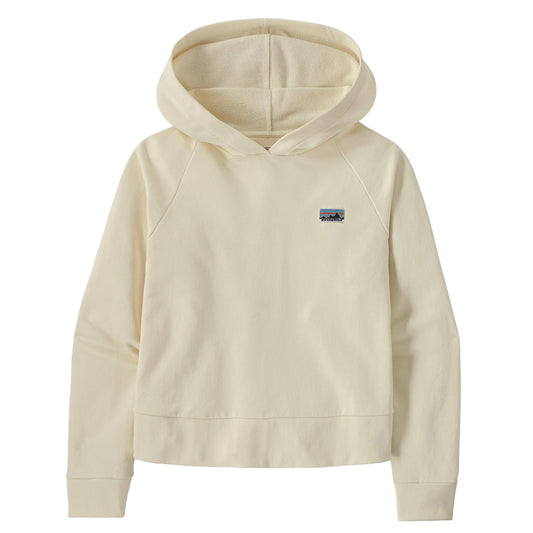 Patagonia Womens Regenerative Organic Certified Cotton Essential Hoody Wool White