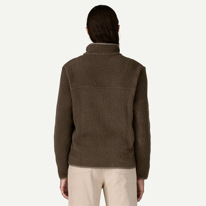 Patagonia Womens Retro Pile Fleece Jacket Otter Brown