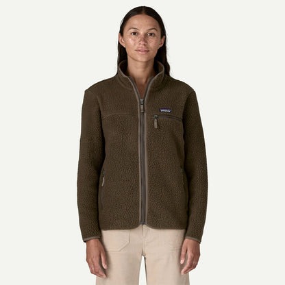 Patagonia Womens Retro Pile Fleece Jacket Otter Brown
