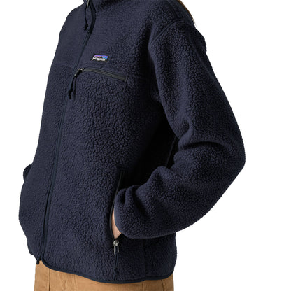 Patagonia Womens Retro Pile Fleece Jacket Sunken Blue