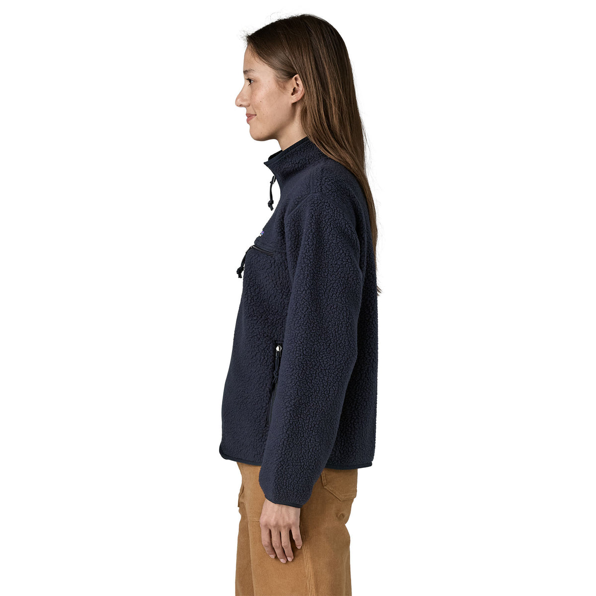 Patagonia Womens Retro Pile Fleece Jacket Sunken Blue