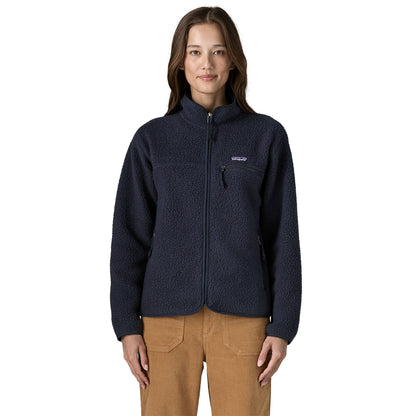 Patagonia Womens Retro Pile Fleece Jacket Sunken Blue