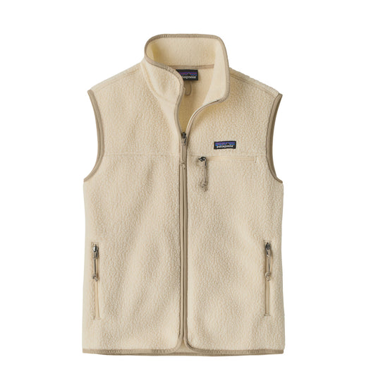 Patagonia Womens Retro Pile Fleece Vest Natural