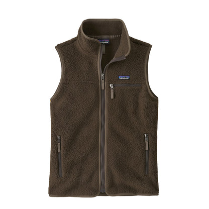 Patagonia Womens Retro Pile Fleece Vest Otter Brown