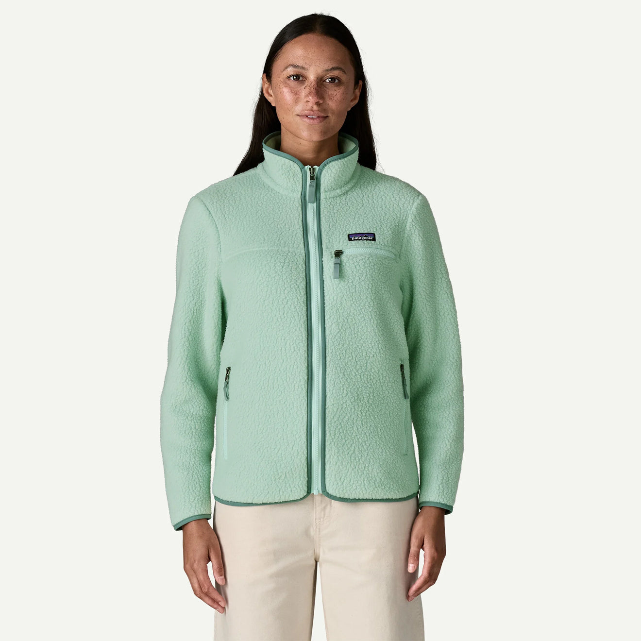 Patagonia Womens Retro Pile Jacket Dark Natural - The Sporting Lodge