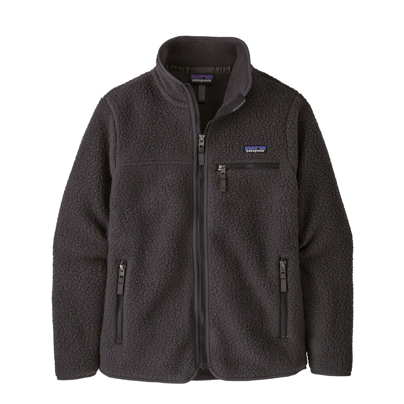 Patagonia Womens Retro Pile Jacket Ink Black - The Sporting Lodge