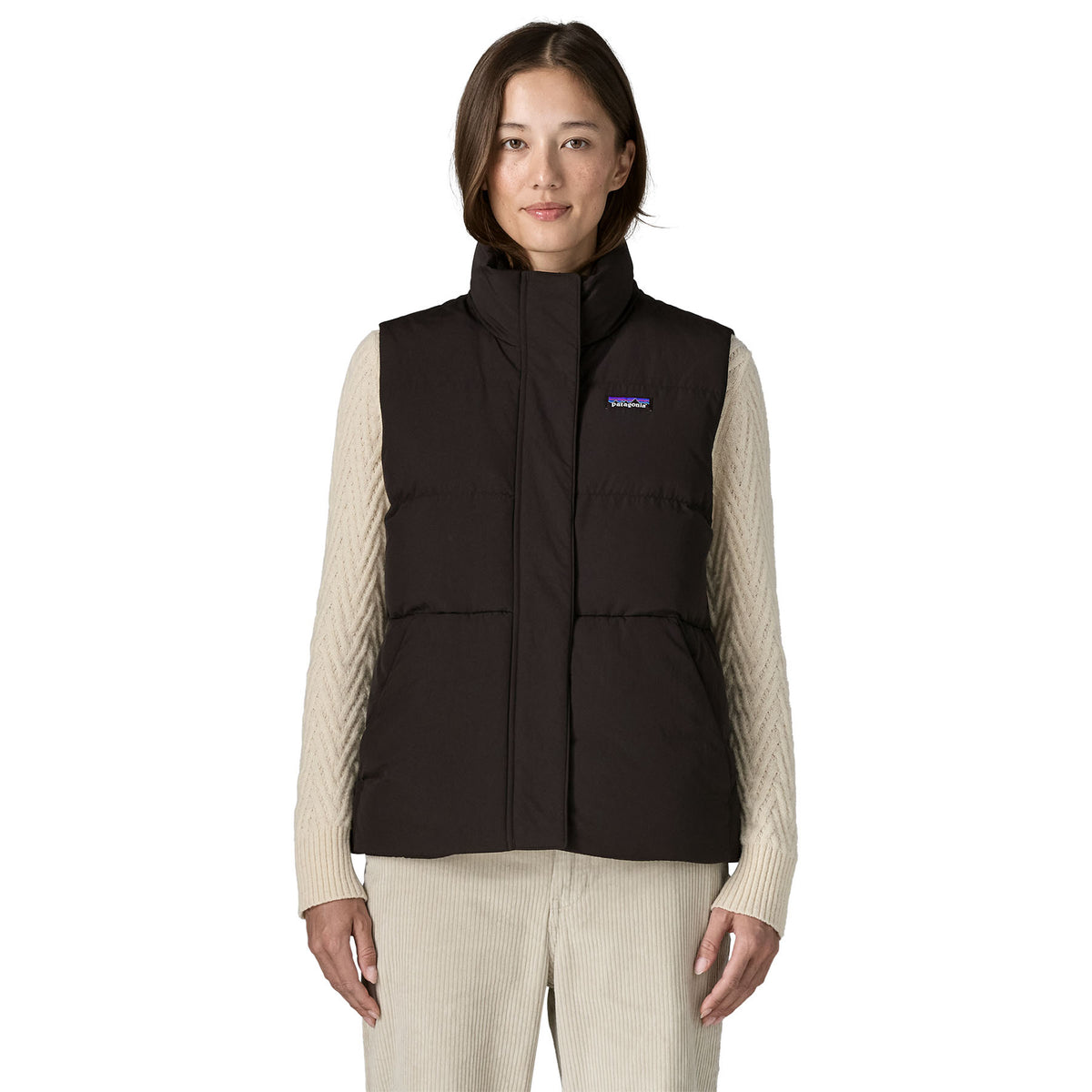 Patagonia Womens Sisar Down Vest Black
