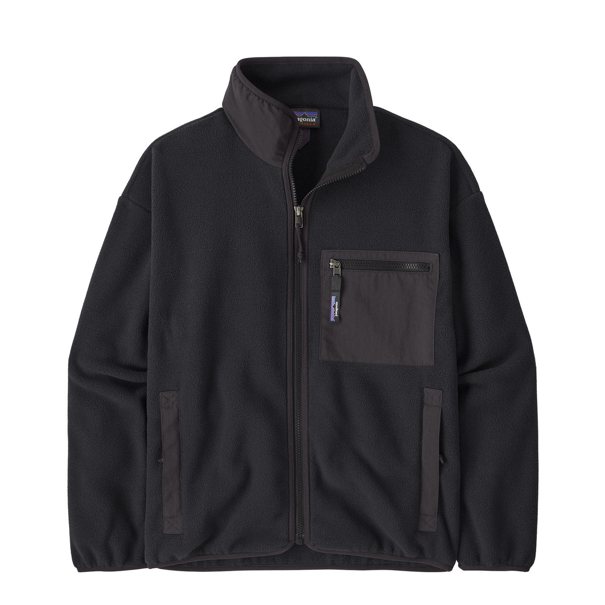 Patagonia Womens Synchilla Fleece Jacket Black Solid