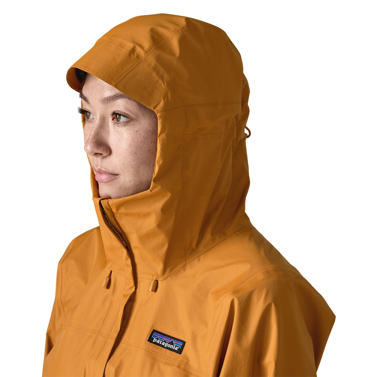 Patagonia Womens Torrentshell 3L Rain Jacket Cinnamon Brown