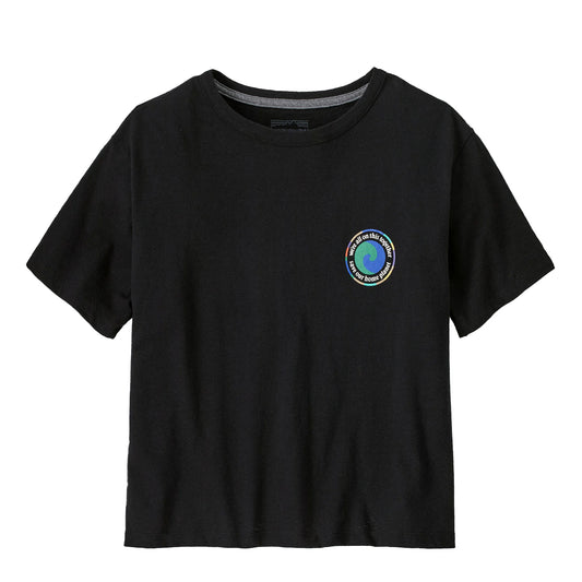 Patagonia Womens Unity Fitz Easy-Cut Responsibili-Tee Ink Black