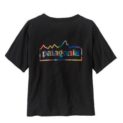 Patagonia Womens Unity Fitz Easy-Cut Responsibili-Tee Ink Black